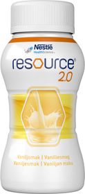 Resource 2,0 drickfärdigt, komplett kosttillägg vanilj, 4 x 200 milliliter