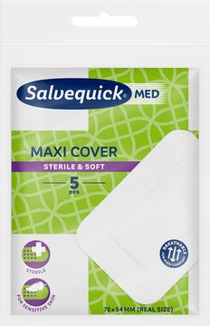 SalvequickMED Maxi Cover Plåster, 5 st