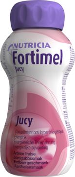 Fortimel Jucy drickfärdigt kosttillägg, jordgubb 4 x 200 milliliter