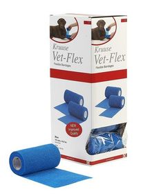 Kruuse Vet-Flex Blå 10 cm x 4,5 m 10 st