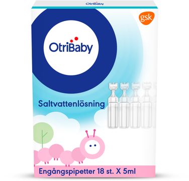 Otri-Baby Saltvattenlösning Engångspipetter, 18 st