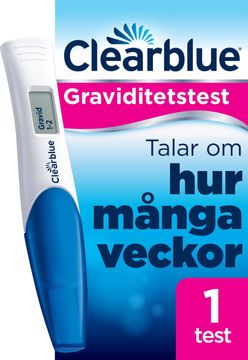 skat mørkere Lille bitte Köp Clearblue Digital graviditetstest med veckoindikator Graviditetstest, 1  st på Kronans Apotek | Kronans Apotek