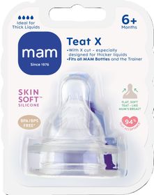 MAM Teat SizeX från 6+ månader Dinappar 2 st