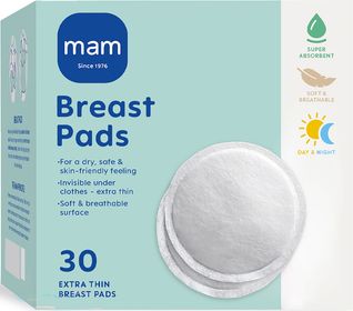 MAM Breast Pads Vita amningskupor 30 st