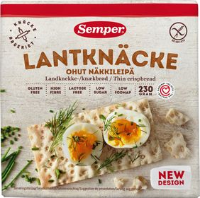 Schär Lantknäcke, glutenfri, laktosfri knäckebröd 230 gram