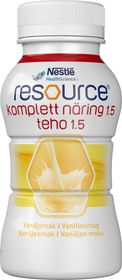 Resource Komplett Näring 1,5 drickfärdigt kosttillägg vanilj, 4 x 200 milliliter