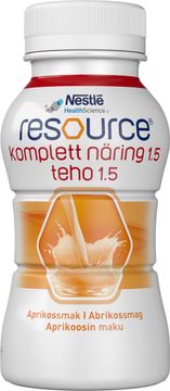 Resource Komplett Näring 1,5 drickfärdigt kosttillägg, aprikos 4 x 200 milliliter