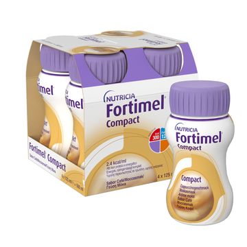 Fortimel Compact drickfärdigt kosttillägg, mocca 4 x 125 milliliter