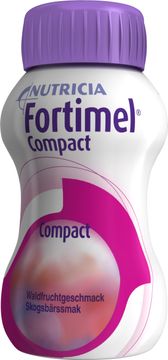 Fortimel Compact drickfärdigt kosttillägg, skogsbär 4 x 125 milliliter