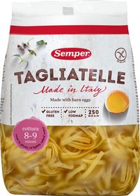 Schär Pasta, glutenfri pasta tagliatelle med ägg, 250 gram