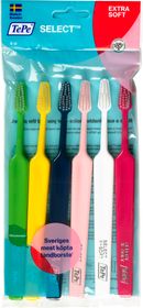 TePe Select Extra Soft Tandborstar Tandborstar med avsmalnande borsthuvuden 6 st