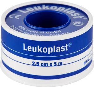 Leukoplast vattenfast häfta vid stomi 5 m x 2,5 cm, tryckspole, 1 styck