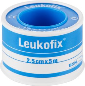Leukofix häfta 5 m x 2,5 cm, tryckspole, 1 styck