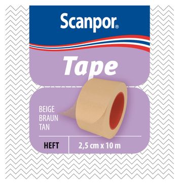 Scanpor Tape Hudvänlig Tejp, 2,5 cm x 10 m