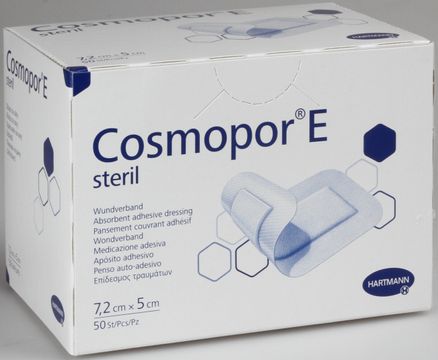 Cosmopor E sterilt självhäftande absorbtionsförband, 7,2x5 cm 50 styck