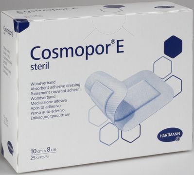Cosmopor E sterilt självhäftande absorbtionsförband, 10x8 cm 25 styck