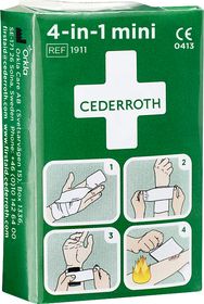 Cederroth Första Hjälpen 4-in-1 Mini Första hjälpen kit 1 st