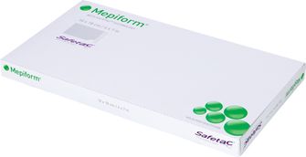 Mepiform silikonfilm för fixering vid stomi 10x18 cm, 5 styck