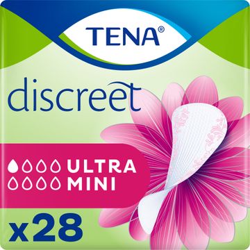 TENA Discreet Ultra Mini Trosskydd ultra mini 28 st