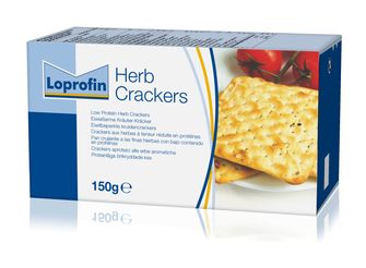 Loprofin Örtkryddade kex (herb crackers) lågproteinkex 150 gram