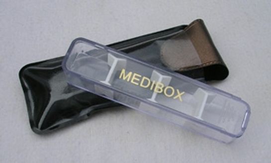 MediBox Doseringsask + Fodral Doseringsask, 1 st