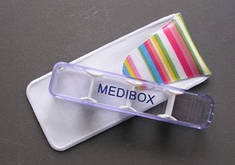 MediBox Doseringsask + Fodral Doseringsask, 1 st