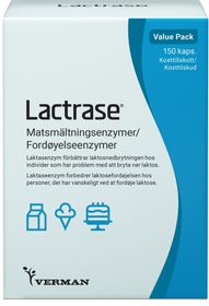 Lactrase laktasenzym kapslar, 100 styck