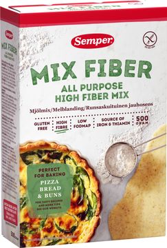 Semper Mix med fiber mjölmix 500 gram