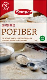 Schär Pofiber, glutenfri finfördelade torkade fibrer av potatis matlagningsfiber, 125 gram