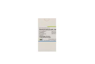 Dimetylsulfoxid APL 500 mg/ml Dimetylsulfoxid, Intravesikal lösning, 50 milliliter