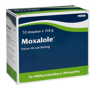 Moxalole Pulver till oral lösning i dospåse Makrogol, kaliumklorid, natriumbikarbonat, natriumklorid 50 styck