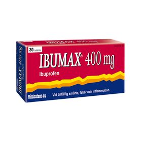 Ibumax 400 mg Ibuprofen, Filmdragerad tablett, 30 tablett(er)