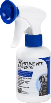 Frontline vet. 2,5 mg/ml Fipronil, kutan spray, 250 ml