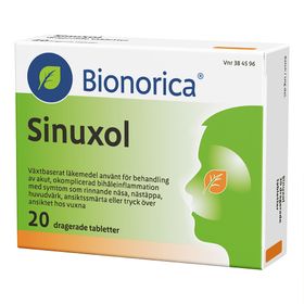 Sinuxol Övriga medel mot förkylning, Dragerad tablett, 20 tablett(er)