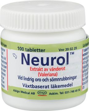Neurol Växtbaserat läkemedel, dragerad tablett, 100 st Neurol Växtbaserat läkemedel, dragerad tablett, 100 st
