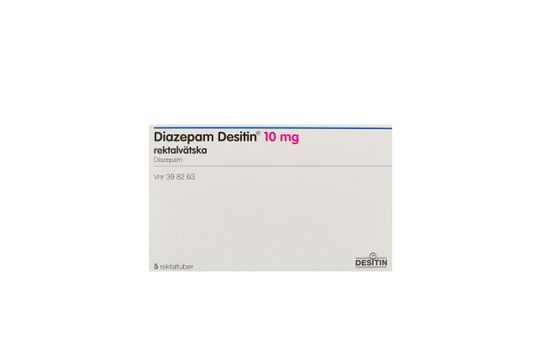 Köp Diazepam Desitin Rektallösning 10 mg Diazepam 5 x 2,5 