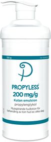 Propyless 200 mg/g Övriga hudskyddande och uppmjukande medel, Kutan emulsion, 510 gram