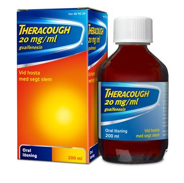 Theracough 20 mg/ml Guaifenesin, oral lösning, 200 ml