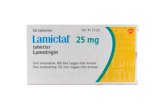 Lamictal Tablett 25 mg Lamotrigin 56 styck