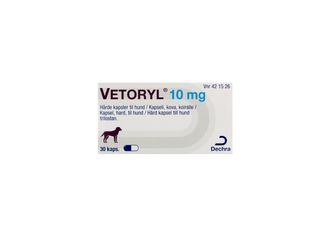 Vetoryl 10 mg Trilostan, Kapsel, hård, 30 kapsel/kapslar