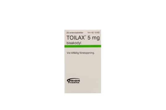 Toilax 5 mg Bisakodyl.