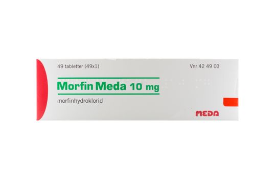 Morfin Meda Tablett 10 mg Morfin 49 x 1 styck