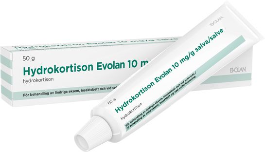 Hydrokortison Evolan 10 mg/g Hydrokortison, salva, 50 g