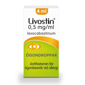 Livostin 0,5 mg/ml Levokabastin, ögondroppar, 4 ml