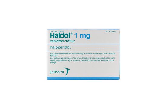 Haldol Tablett 1 mg Haloperidol 100 styck