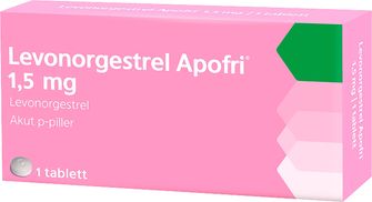 Levonorgestrel Apofri 1,5 mg Levonorgestrel, Tablett, 1 tablett(er)