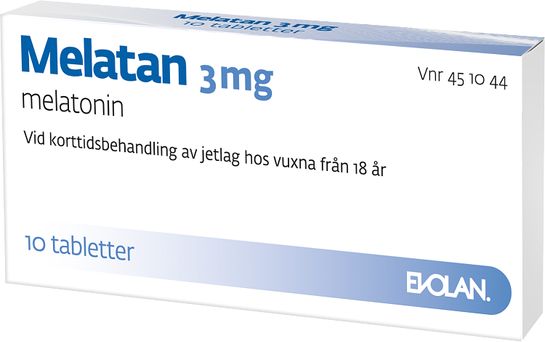 Melatan 3 mg Melatonin, tabletter, 10 st