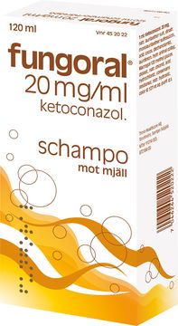 Fungoral 20 mg/ml Ketokonazol, schampo, 120 ml
