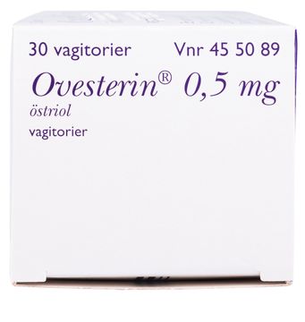 Ovesterin 0,5 mg Estriol, vagitorium, 30 st