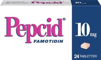 Pepcid 10 mg Famotidin, Tablett, 24 styck